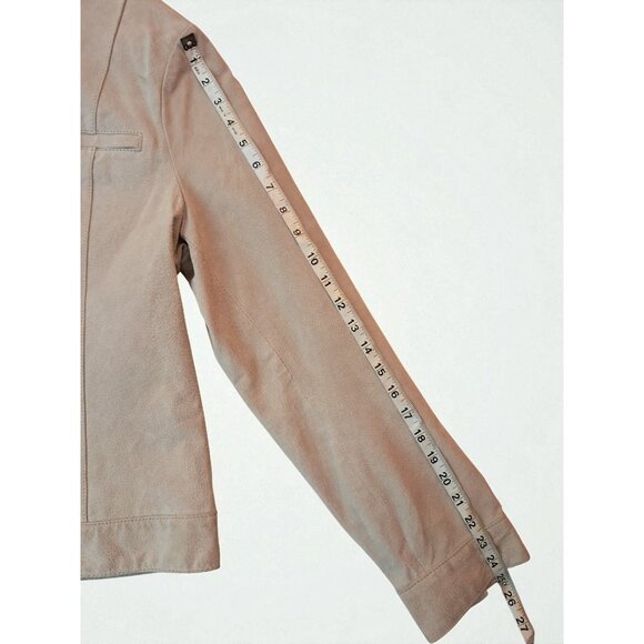 Women's Uniform John Paul Richards Suede Leather Jacket Size 12 - Picture 13 of 16